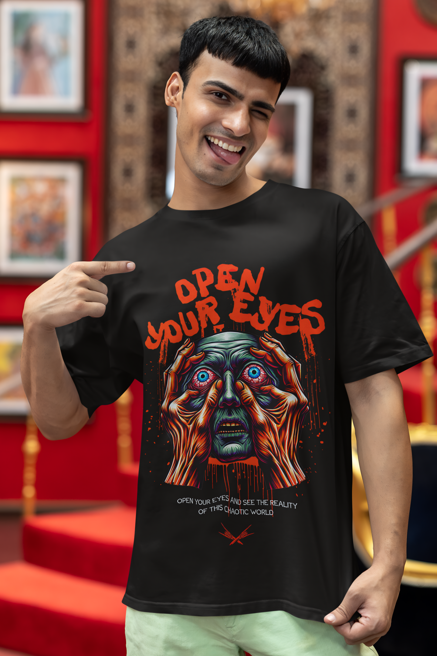 Open Your Eyes | Oversized Unisex T-Shirt