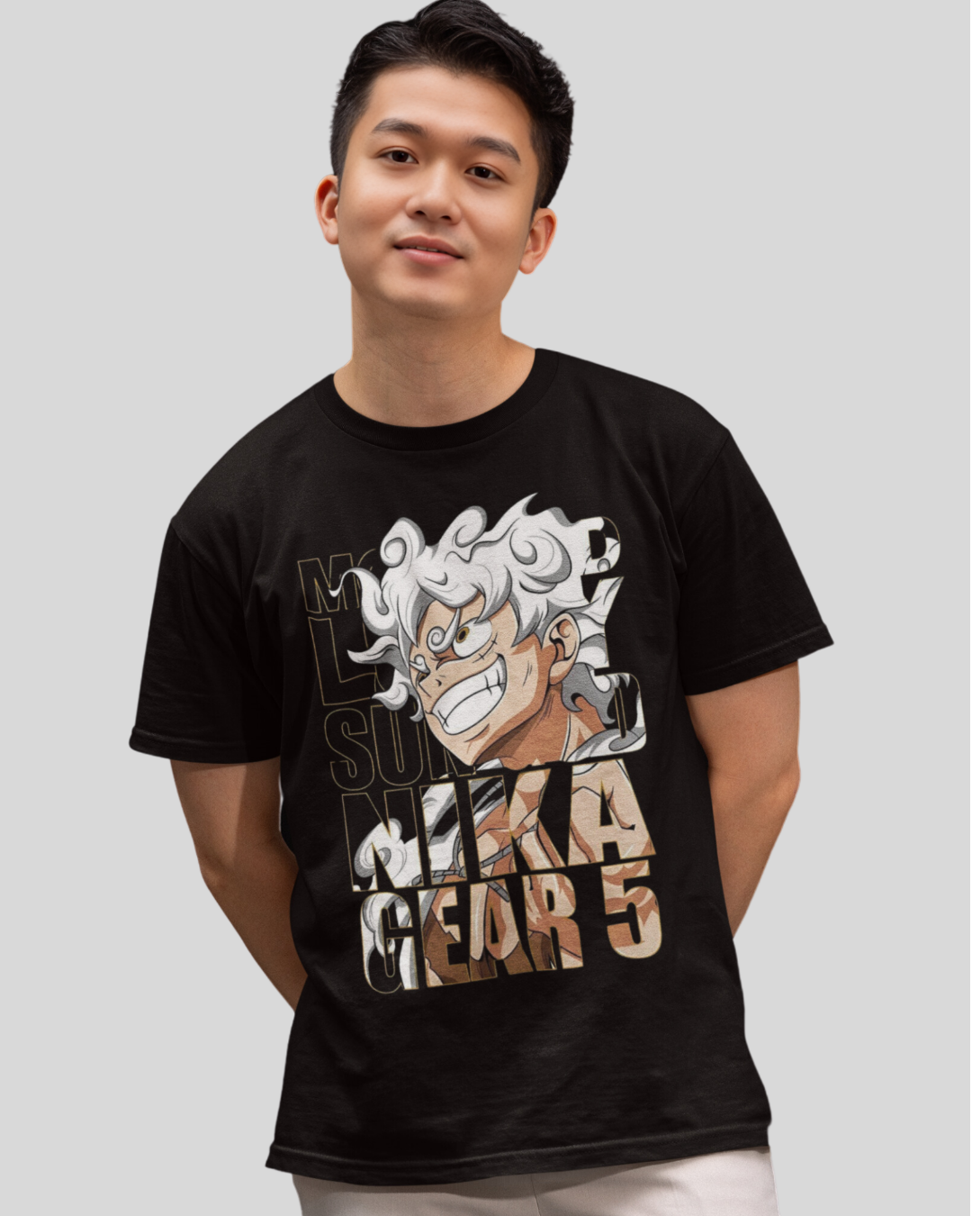 Luffy Gear 5 Unisex Black T-Shirt