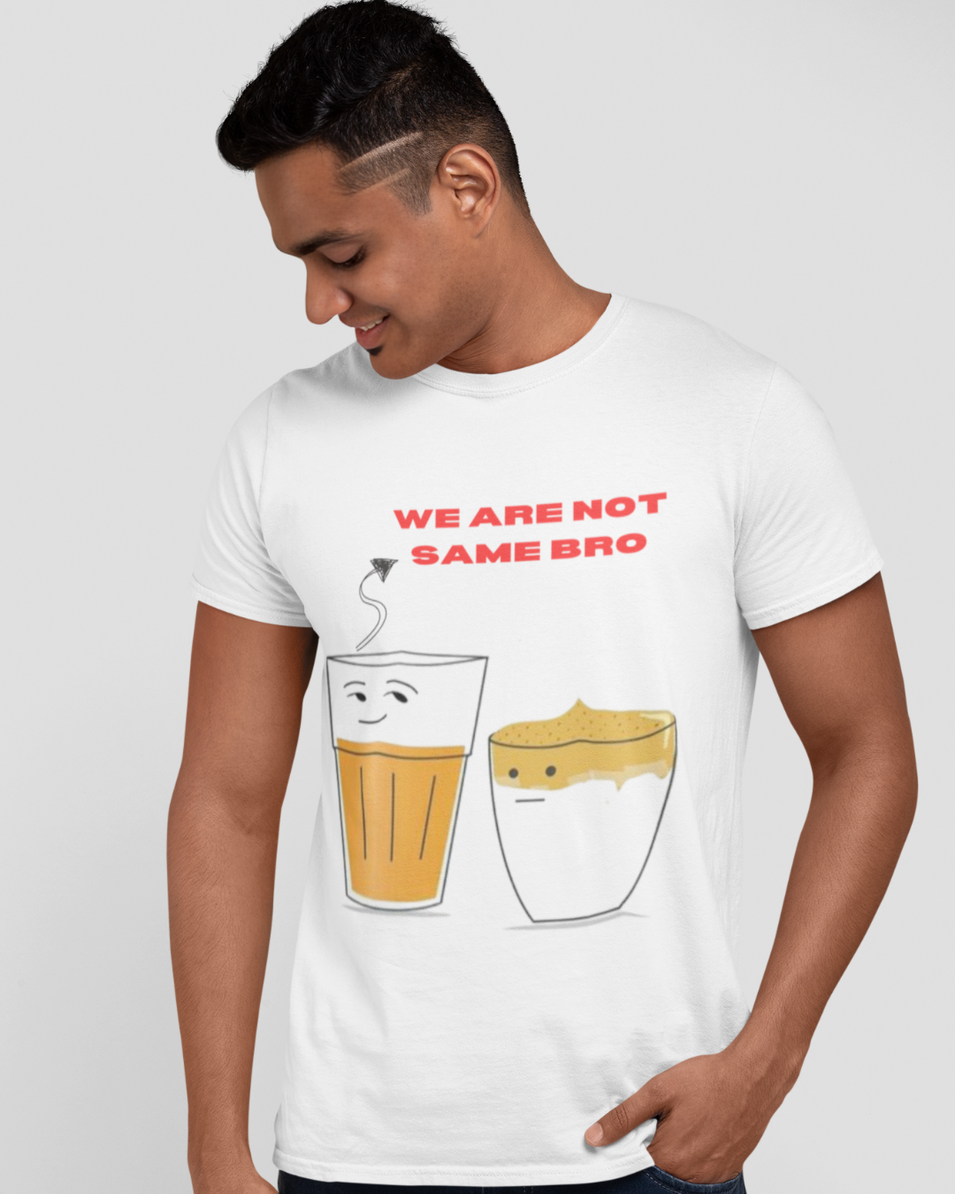 We Are Not the Same, Bro |Unisex White T-Shirt