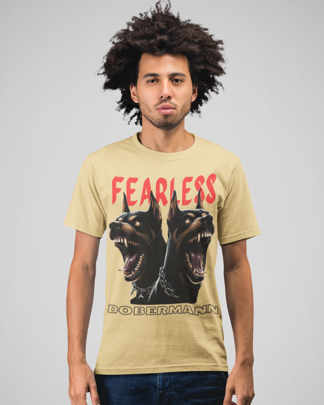 Fearless Dobermann | Premium Unisex T-Shirt