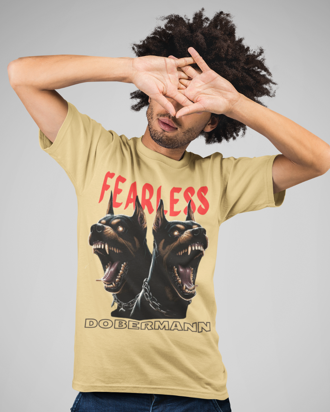 Fearless Dobermann | Premium Unisex T-Shirt