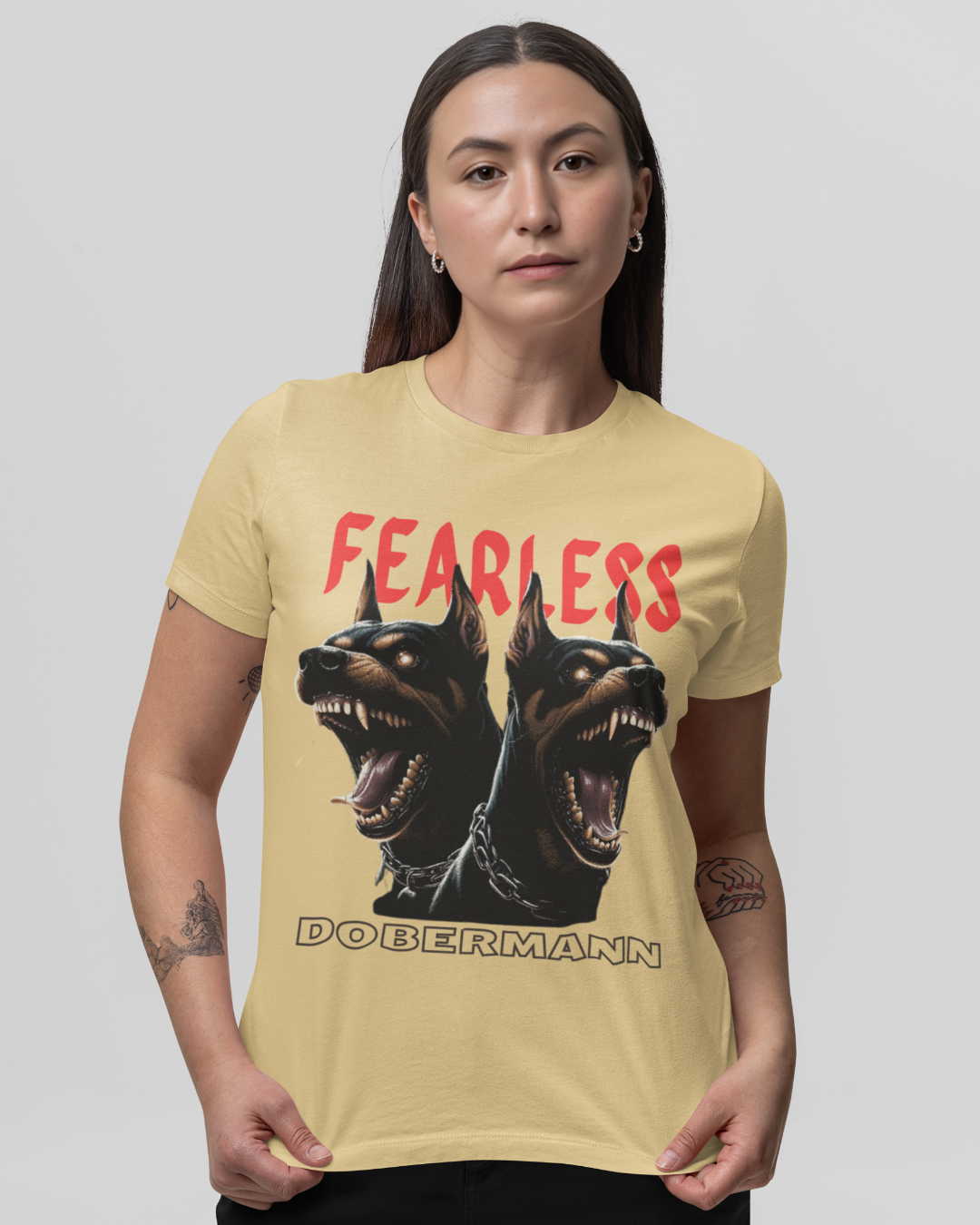 Fearless Dobermann | Premium Unisex T-Shirt