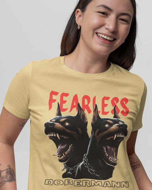 Fearless Dobermann | Premium Unisex T-Shirt