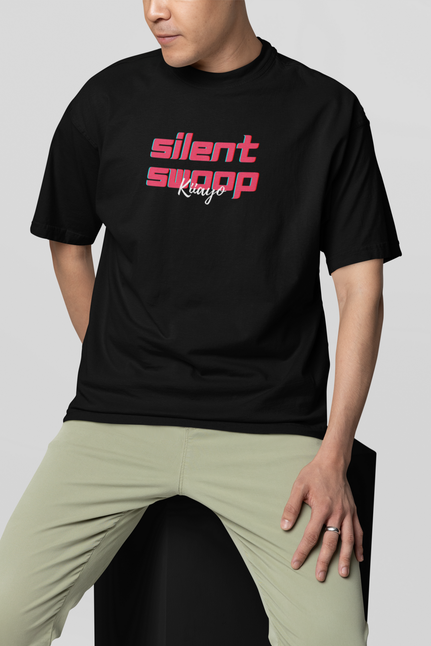 Stealth Strike : Silent Swoop | Premium Unisex Oversized T-Shirt