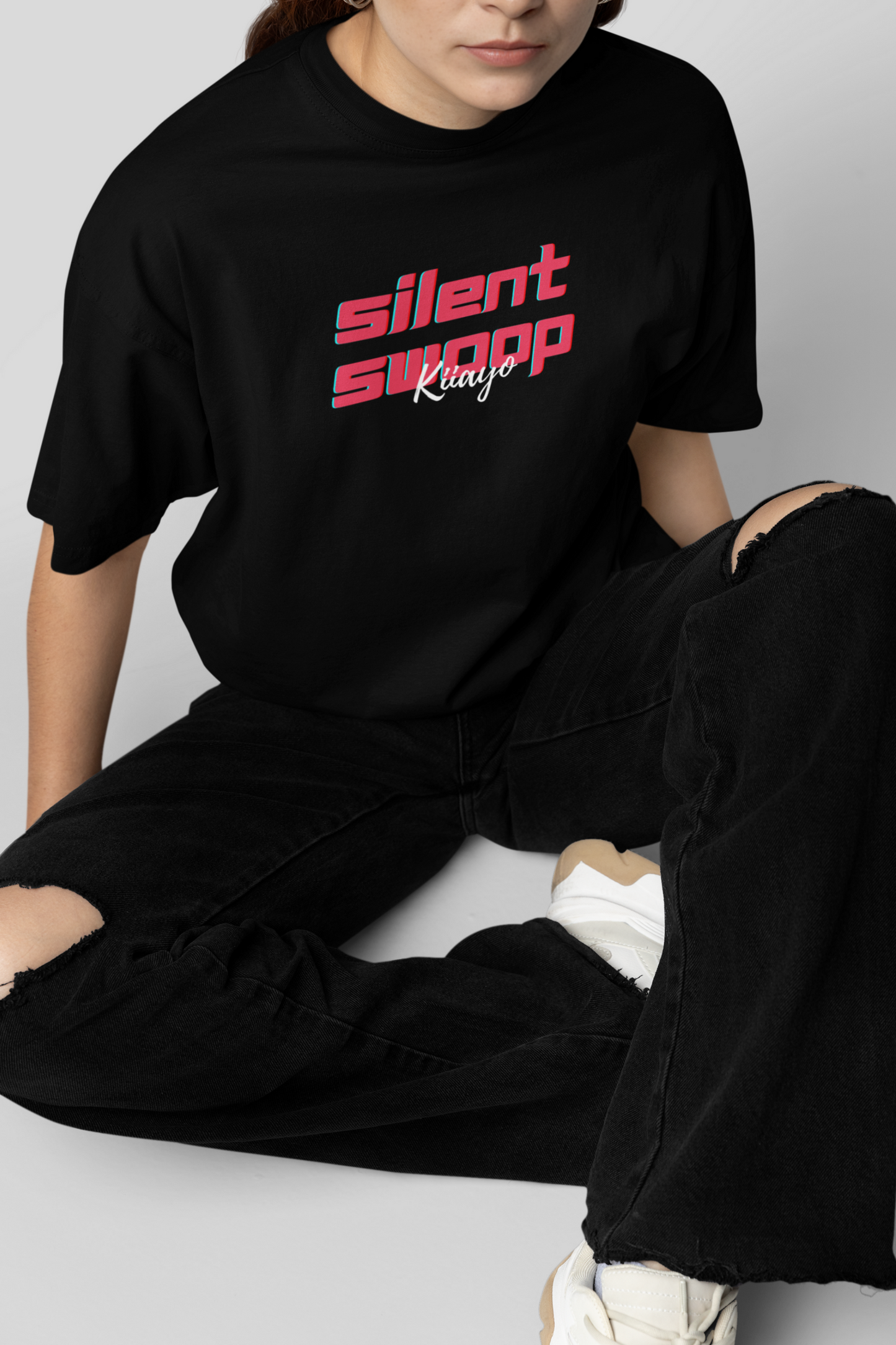 Stealth Strike : Silent Swoop | Premium Unisex Oversized T-Shirt