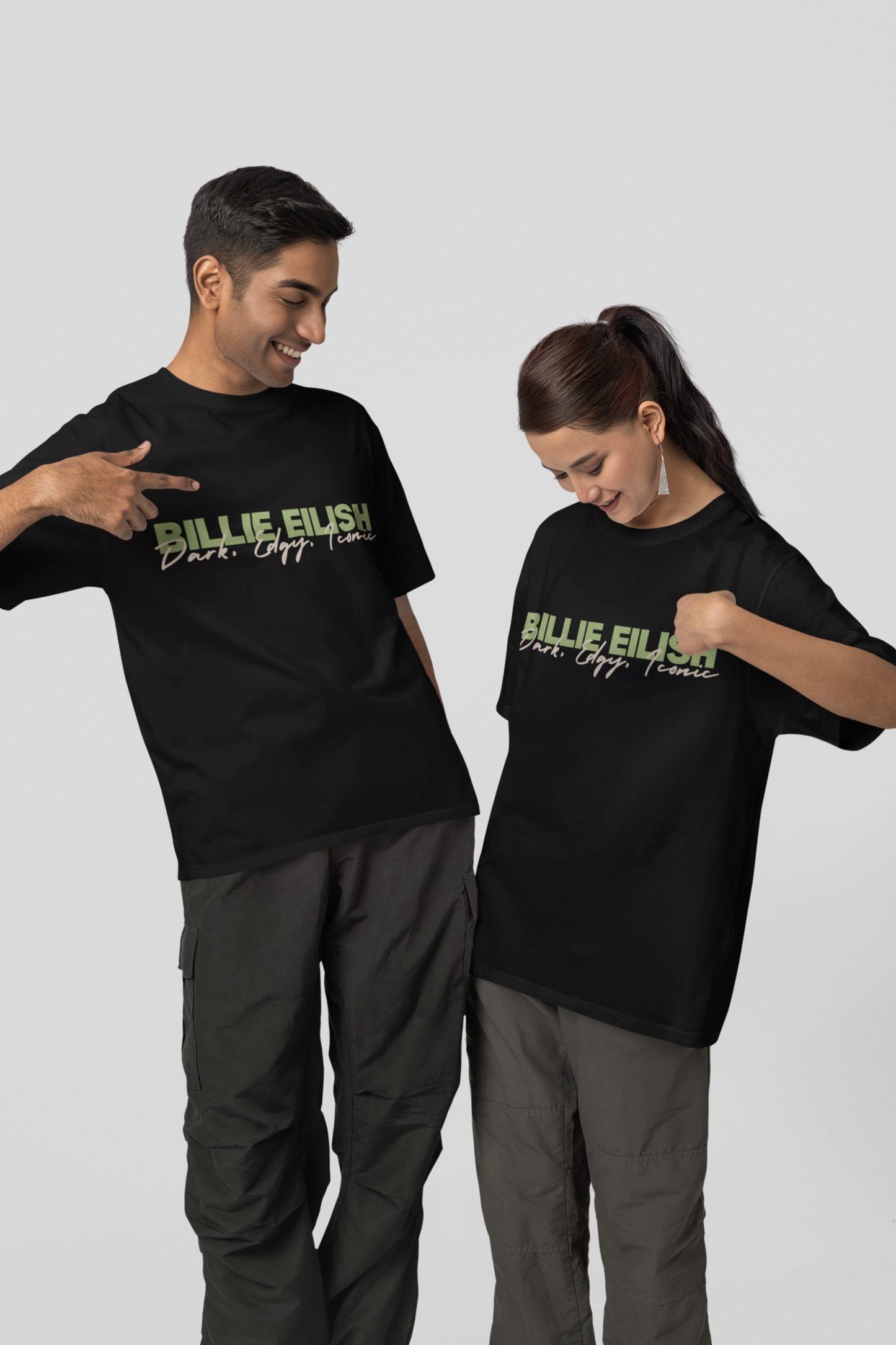 Billie Eilish | Premium Oversized Unisex Black T-Shirt