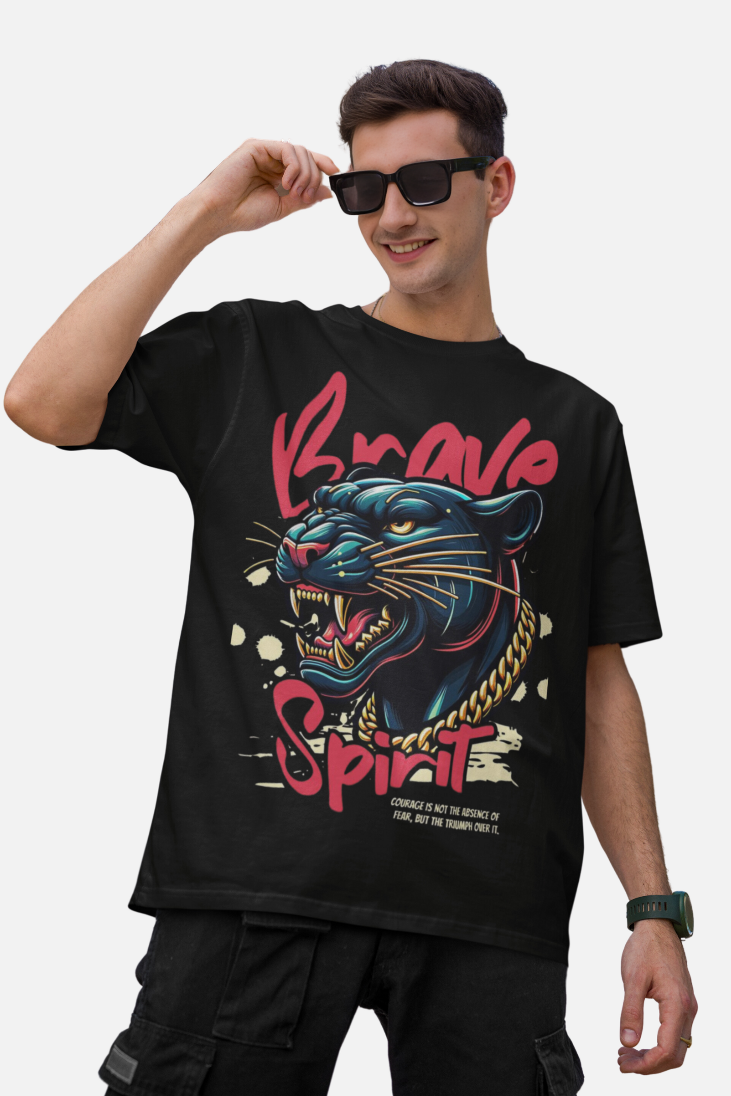 Bold Panther | Premium Oversized Unisex T-Shirt