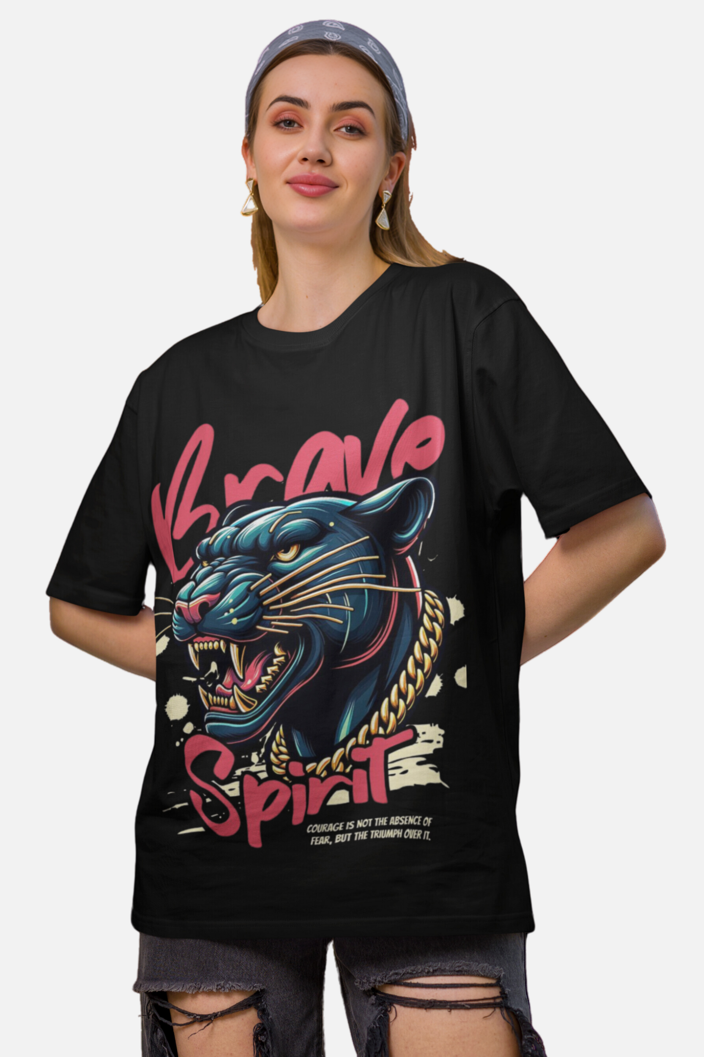 Bold Panther | Premium Oversized Unisex T-Shirt