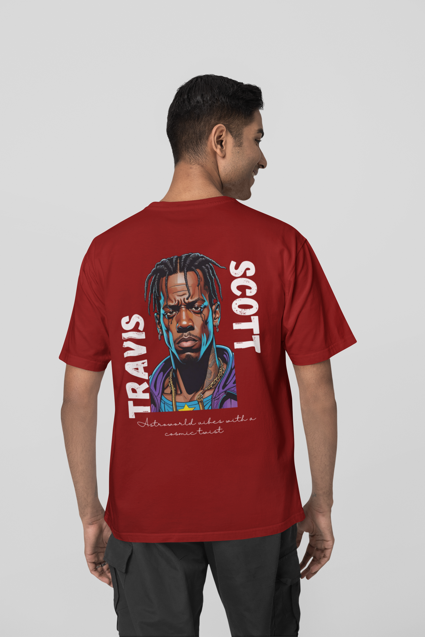 Travis Scott:Scout Vision|Oversized Unisex T-Shirt