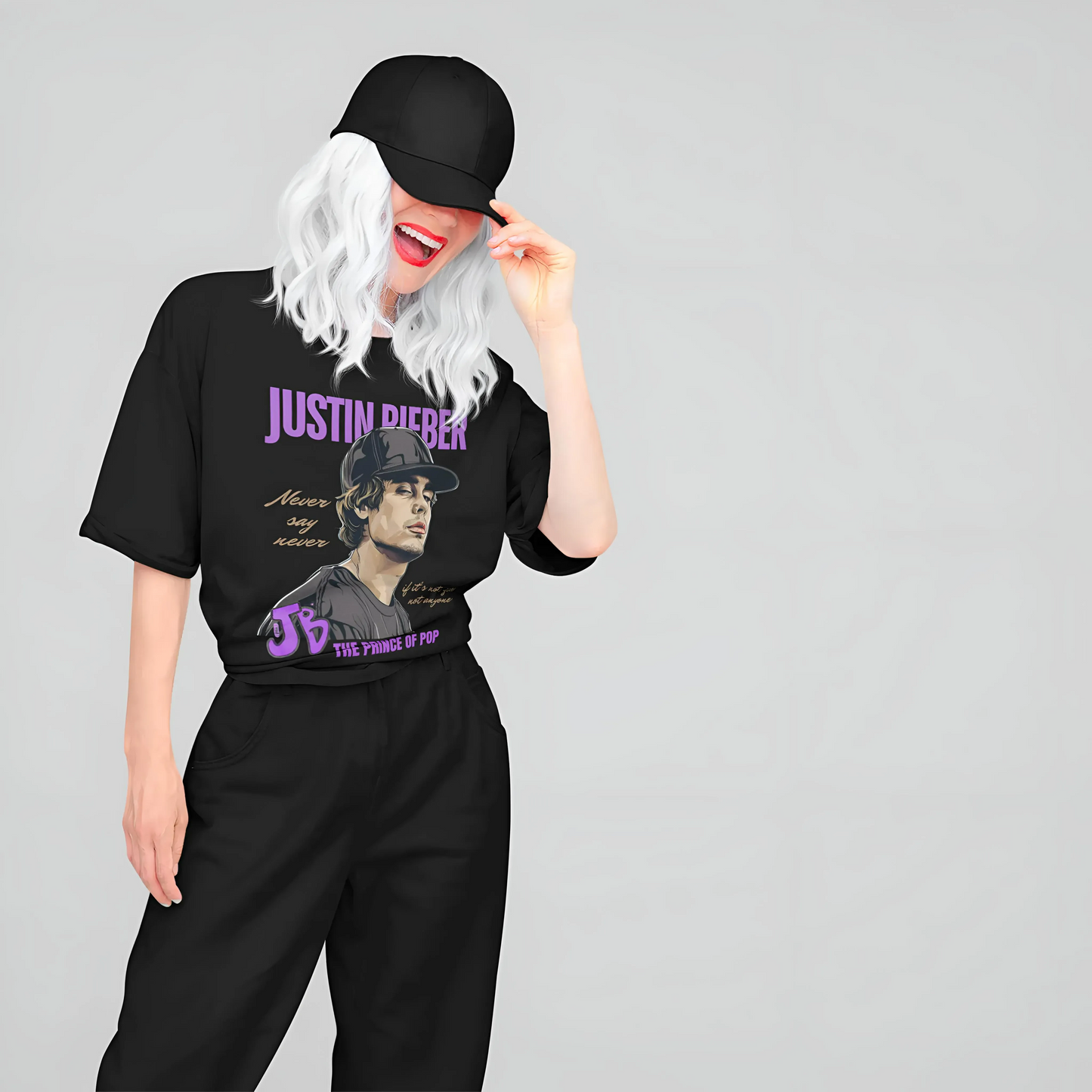 Bieber Vibes  | Unisex Oversized Tee