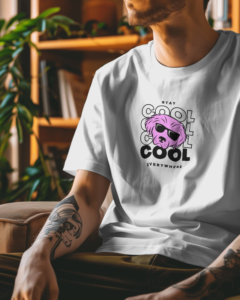 🐾 Stay Cool Everywhere with Our Adorable Dog Cotton T-Shirt! 🐾