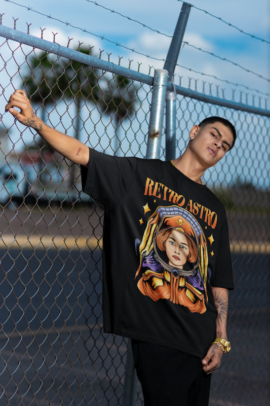 Retro Astro | Oversized Unisex T-Shirt