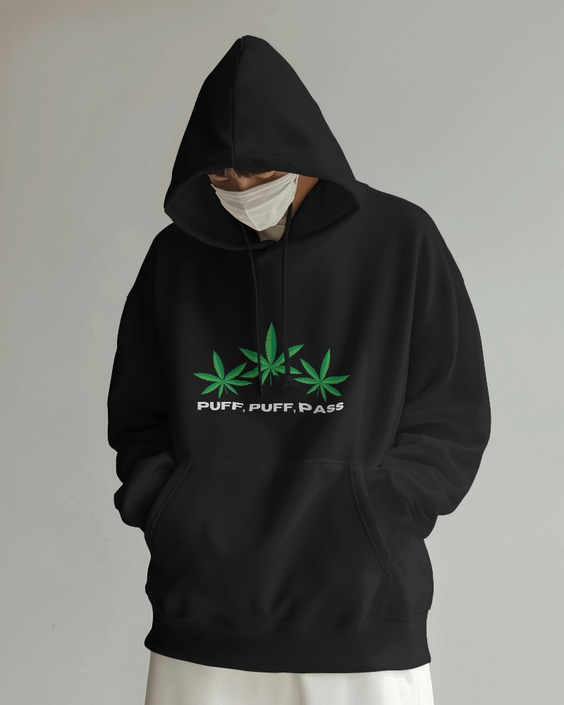 Puff Puff Pass | Premium Unisex Hooded Sweatshirt